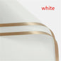 Golden Border Rose Wrapping Paper 5 Pack | Half Transparent Korean Style Gift Packing