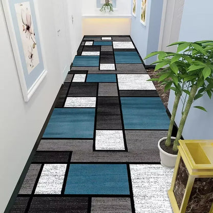 VIKAMA High-Grade Plaid Carpet Kitchen Rug Long Floor Mat Thin Door Mat Living Room Carpet Rug For Bedroom Home Decoration