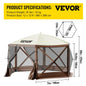 SucceBuy Pop Up Camping Gazebo Sun Shade Canopy Shelter