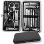 Stainless Steel 19 Piece Grooming Kit With Nail Clippers