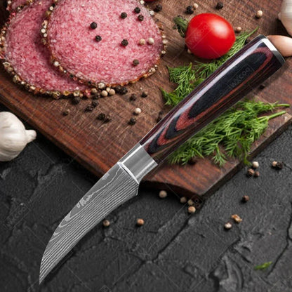Professional Kitchen Knives Stainless Steel Knife Fruit Peeling Meat Cleaver Knife Boning Knife Paring Cooking Knives