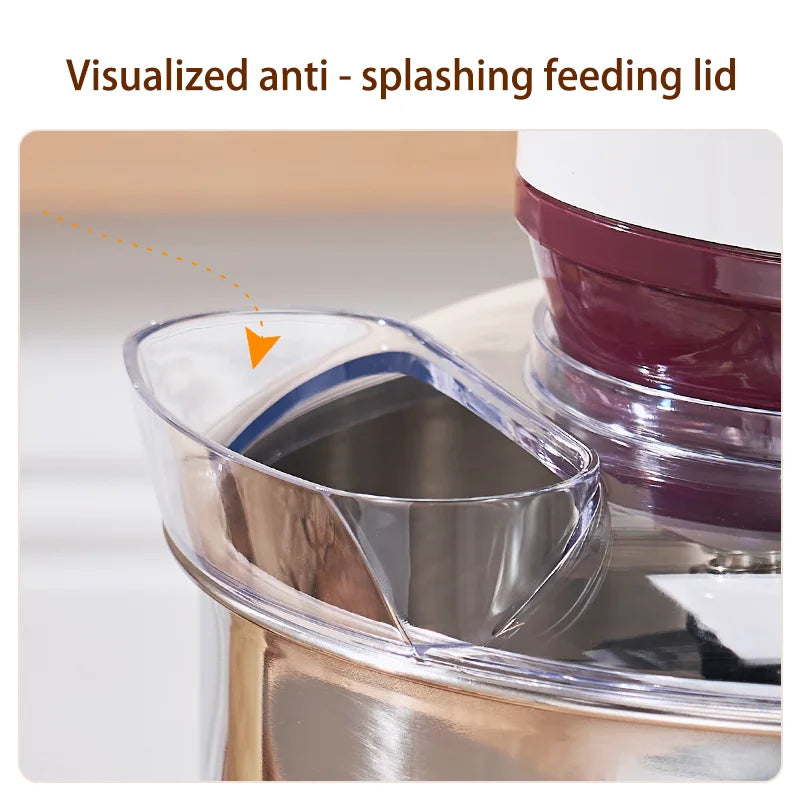 SUNATUR 1063 Stand Mixer 1300W 5.5L Automatic Dough Mixer for Home & Commercial Use Philippines