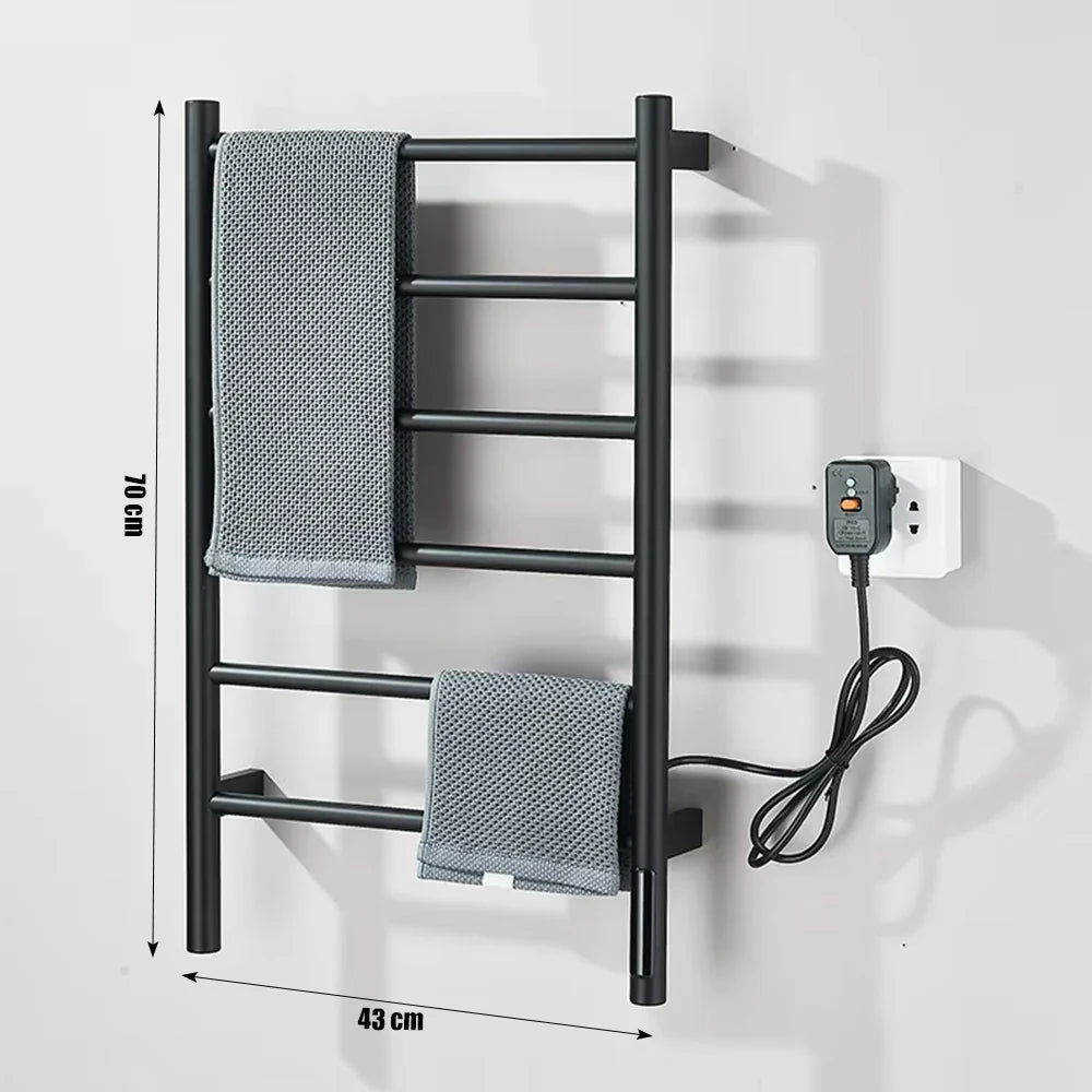 Shinesia Electric Towel Warmer Rack With Digital Display And Temperature Control