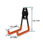 1PC Heavy Duty Metal Hook Garage Organizer Wall Mount Bicycle Hanger Hooks Wall Mount Anti-slip Storage Hook Garage Storage Tool