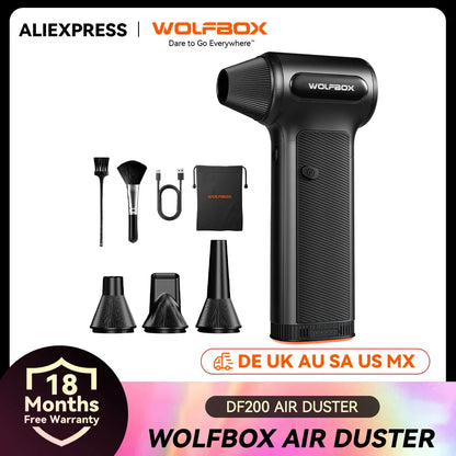 Wolfbox DF200 Electric Powerful Fan Duster Wireless Air Blower