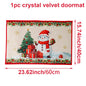 Christmas Door Mat Santa Claus Outdoor Carpet Merry Christmas Decorations For Home 2025 Navidad Xmas Ornament New Year 2026