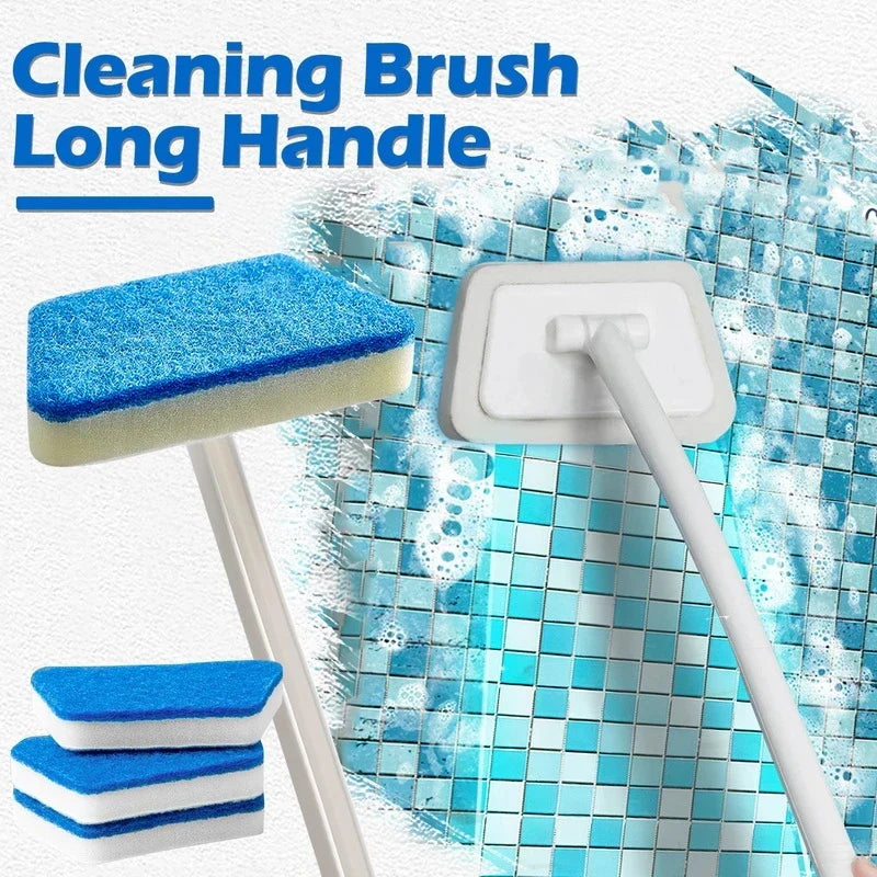 Multi-Functional Long-Handle Bathroom Cleaning Brush