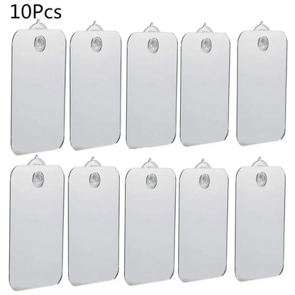 Acrylic Makeup Mirror Bath Shaving Pocket Travel Makeup Mirror Women Hand Mirror Bathroom Face Shave Shower Accessories