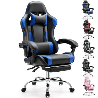 JHK Ergonomic Racing Gaming Chair With Headrest and Lumbar Support