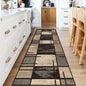 VIKAMA High-Grade Plaid Carpet Kitchen Rug Long Floor Mat Thin Door Mat Living Room Carpet Rug For Bedroom Home Decoration