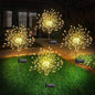 Solar LED Firework Fairy Light Outdoor Garden Decoration Lawn Pathway Light For Patio Yard Party Christmas Wedding