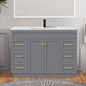 Bathroom Vanity With Sink, Soft Close Doors And Full Extension Drawers