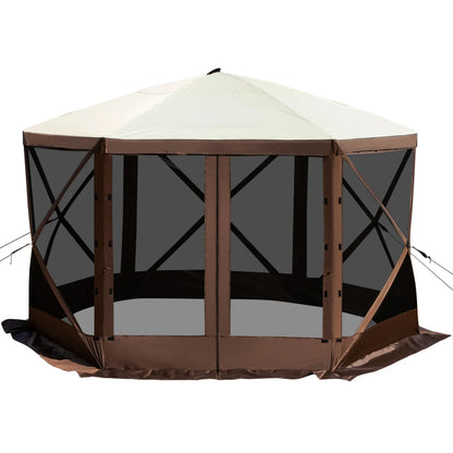 SucceBuy Pop Up Camping Gazebo Sun Shade Canopy Shelter