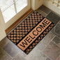 VIKAMA Crystal Velvet Floor Mat Stone Wood Grain Entryway Door Mat Entry Non-Slip Foot Mat Home Decoration Small Carpet 40x60cm