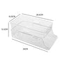 Refrigerator Can Drink Holder Rolling Can Dispenser Pop Soda Beer Storage Bins Stackable 2Tier Beverage Can Organizer for Fridge