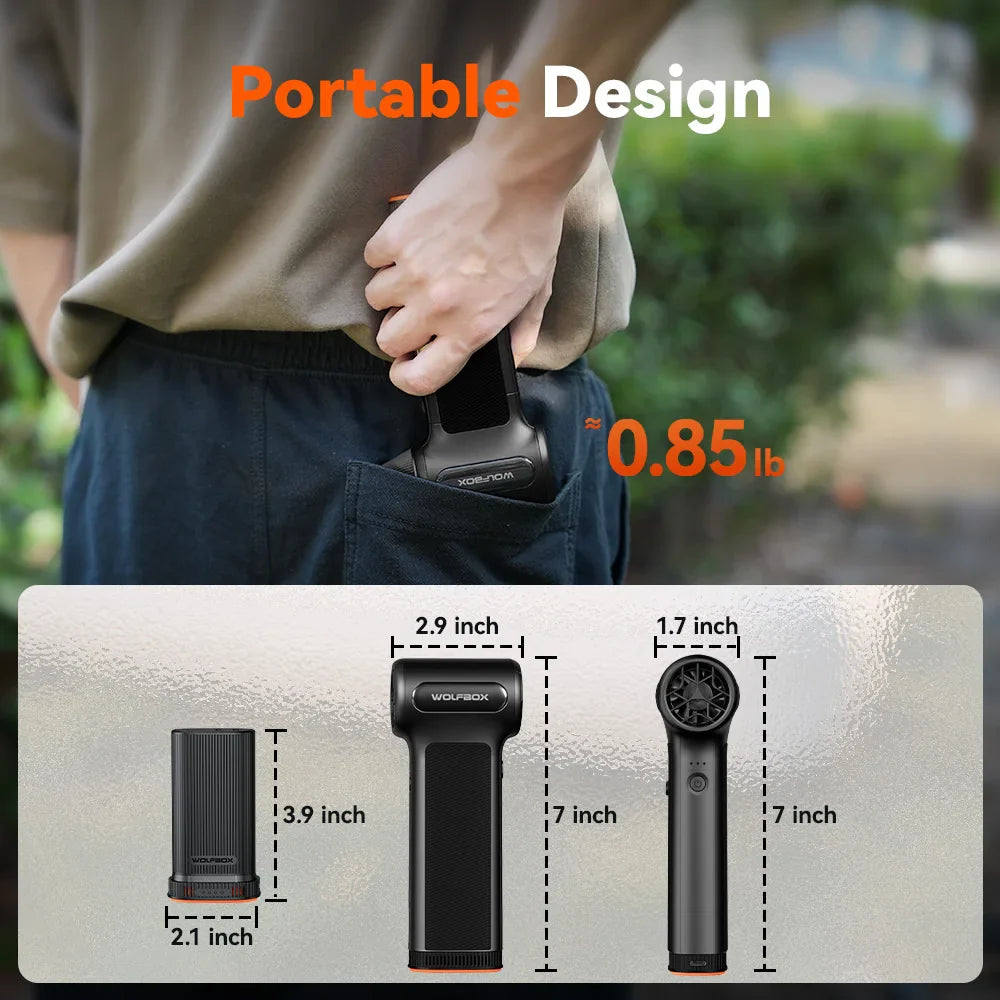Wolfbox DF200 Electric Powerful Fan Duster Wireless Air Blower