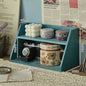 Solid Wood Cosmetics Storage Rack Multifunctional Organizer Desktop Cup Sample Storage Box Multi-layer Wooden Retro Storage Rack