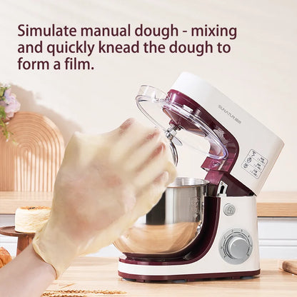 SUNATUR 1063 Stand Mixer 1300W 5.5L Automatic Dough Mixer for Home & Commercial Use Philippines