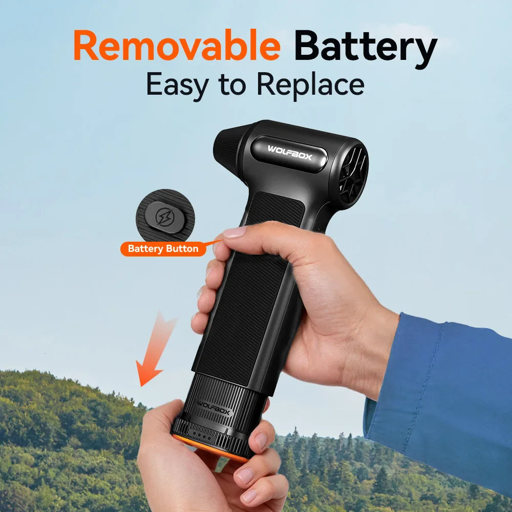 Wolfbox DF200 Electric Powerful Fan Duster Wireless Air Blower