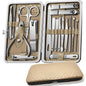 Stainless Steel 19 Piece Grooming Kit With Nail Clippers