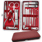 Stainless Steel 19 Piece Grooming Kit With Nail Clippers