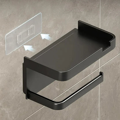 Plastic Toilet Paper Holder Storage Rack Bathroom Towel Placement of Seasoning bottles Bathroom Wall Roll of Paper Phone Storage
