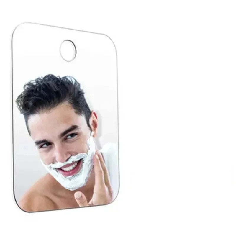 Acrylic Makeup Mirror Bath Shaving Pocket Travel Makeup Mirror Women Hand Mirror Bathroom Face Shave Shower Accessories