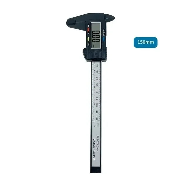 Electronic Digital Caliper 150mm/100mm | Carbon Fiber Vernier Gauge Micrometer Measuring Tool
