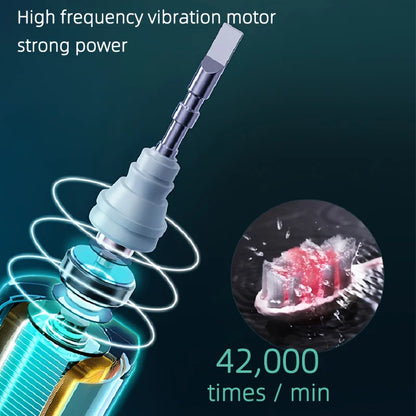 Electric Toothbrush Rotary Cleaning Waterproof With Timer USB Rechargeable