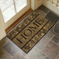 VIKAMA Crystal Velvet Floor Mat Stone Wood Grain Entryway Door Mat Entry Non-Slip Foot Mat Home Decoration Small Carpet 40x60cm