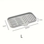 Kitchen Sink Sponge Holder Silicone Soap Dish Bar Soap Holder Self Draining Anti-slip Storage Rack Bathroom Kitchen Supplies