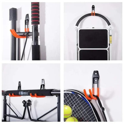 1PC Heavy Duty Metal Hook Garage Organizer Wall Mount Bicycle Hanger Hooks Wall Mount Anti-slip Storage Hook Garage Storage Tool