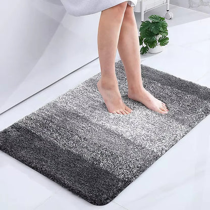 VIKAMA Imitation Cashmere Carpet Long Hair Absorbent Mat Bathroom Mat Soft Floor Mat Simple Living Room Rug For Bedroom Home Dec