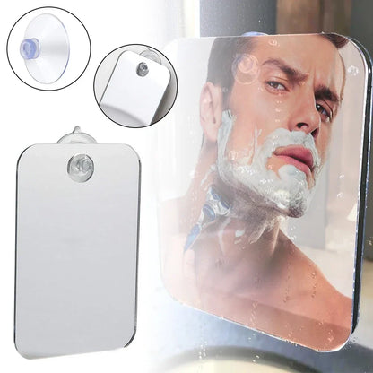 Acrylic Makeup Mirror Bath Shaving Pocket Travel Makeup Mirror Women Hand Mirror Bathroom Face Shave Shower Accessories