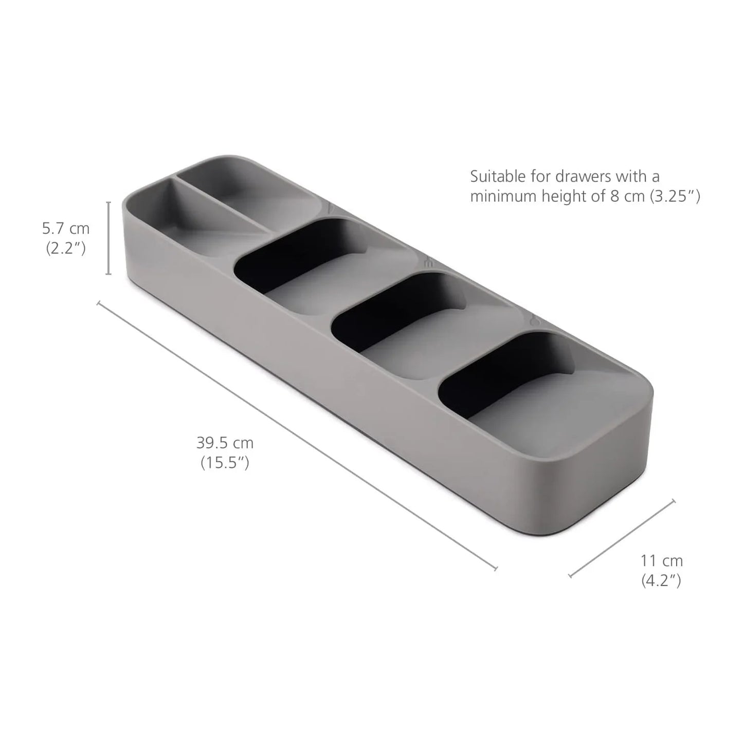 Multi-purpose Cutlery Storage Tray Cutlery Fork Spoon Compartmentalized Storage Box Kitchen Tableware Categorized Storage Boxes