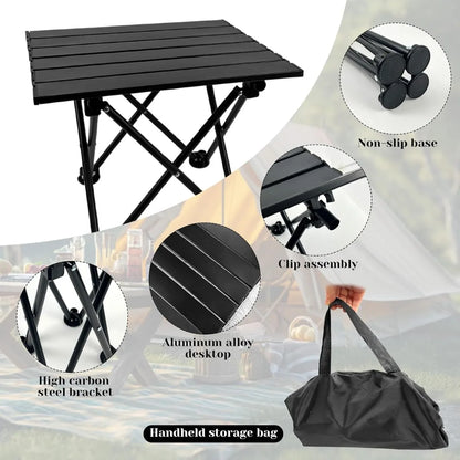XIUWO Folding Camping Table With 2 Chairs