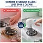 Effortless Electric Grease Scrubber Rechargeable Cordless Power Cleaning Brush