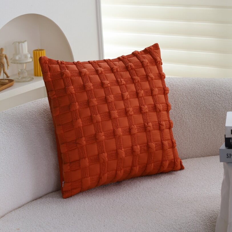 Set of 2 with inserts textured serenity collection - modern plush throw pillows in sage green and ivory with tufted, striped, and quilted patterns