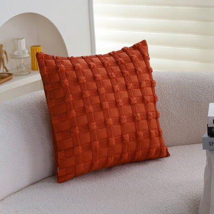 Set of 2 with inserts textured serenity collection - modern plush throw pillows in sage green and ivory with tufted, striped, and quilted patterns