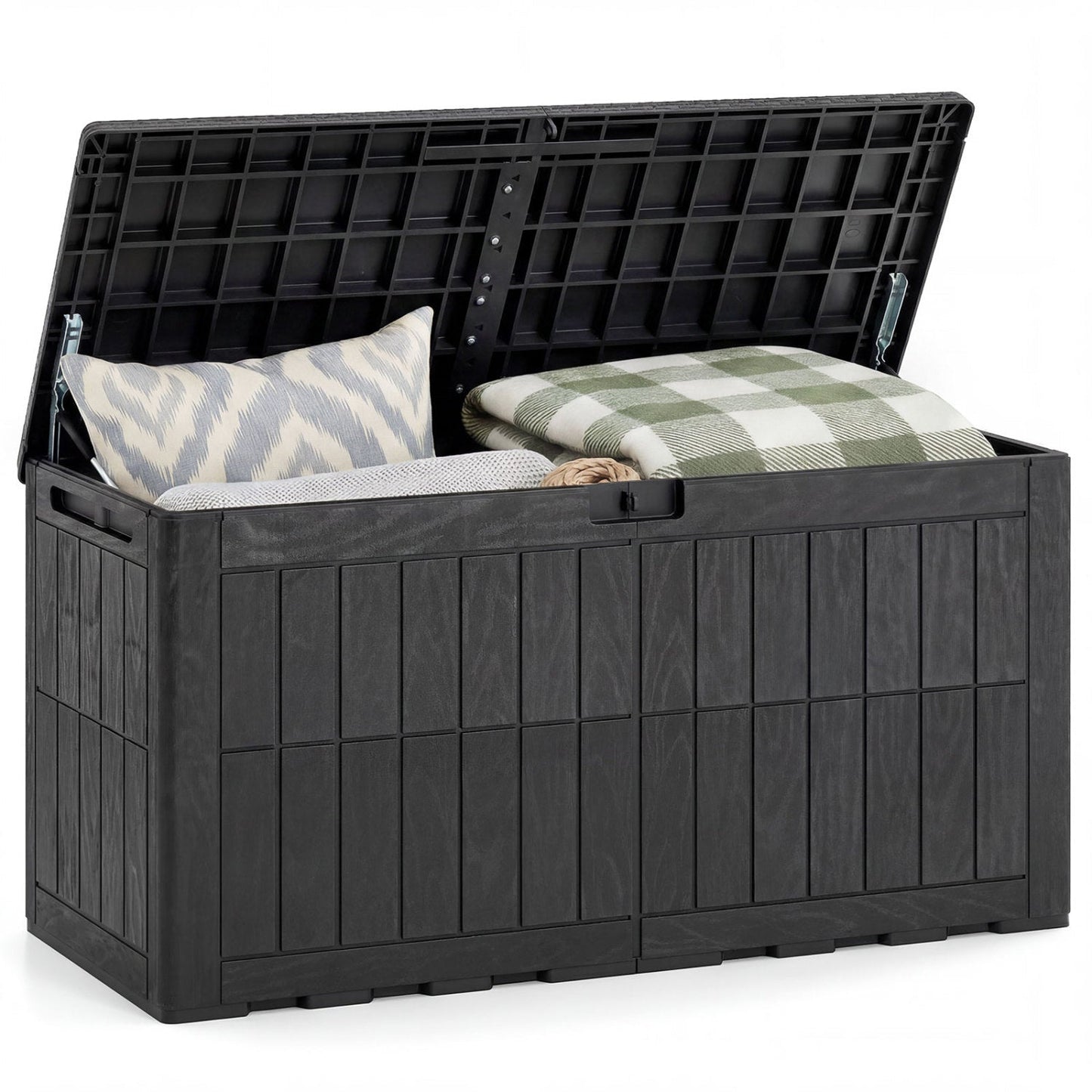 100 Gallon Outdoor Deck Box with Lockable Lid