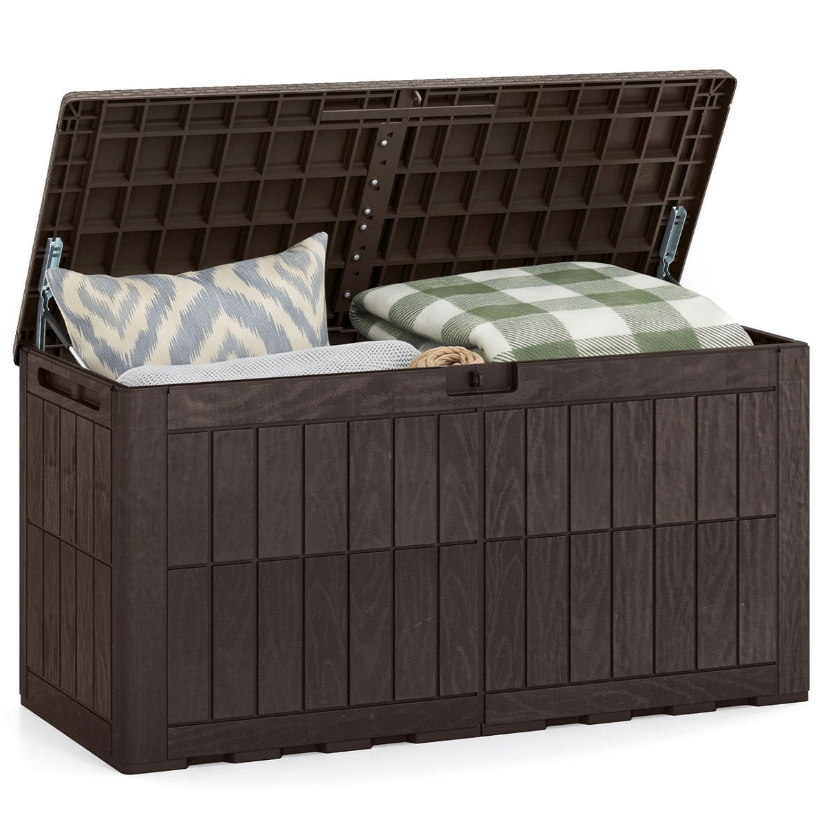 100 Gallon Outdoor Deck Box with Lockable Lid