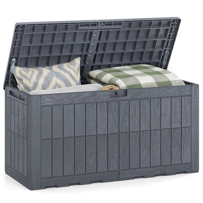 100 Gallon Outdoor Deck Box with Lockable Lid
