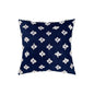 20''x20'' tufted floral 100% cotton throw pillow | 7 colors textured daisy stitch design | boho chic couch & bedroom accent | insert included