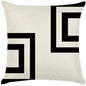 Throw Pillow Cover with 450g Insert, geometric, 18X18, Decorative Cushion – Fancy & Stacy