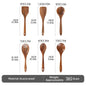 Spatula Soup Ladle And Wooden Turner Set In Teak