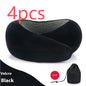 Soft Memory Foam Travel Neck Pillow U Shape Adjustable Support Comfortably Sleeping On Plane Car Office Noon Break