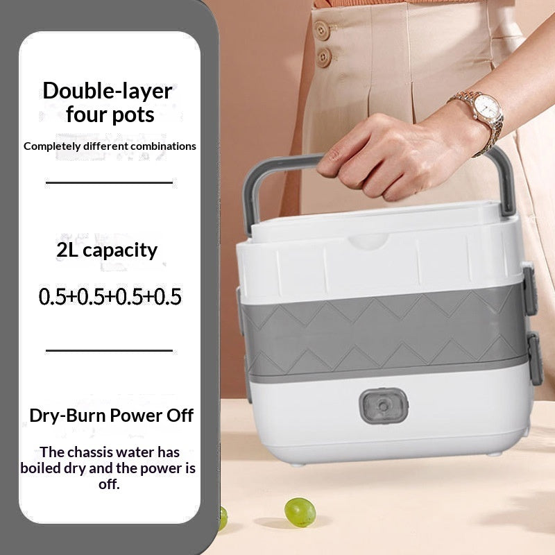 Plug-in Heated Insulated Food Warmer And Portable Rice Cooker