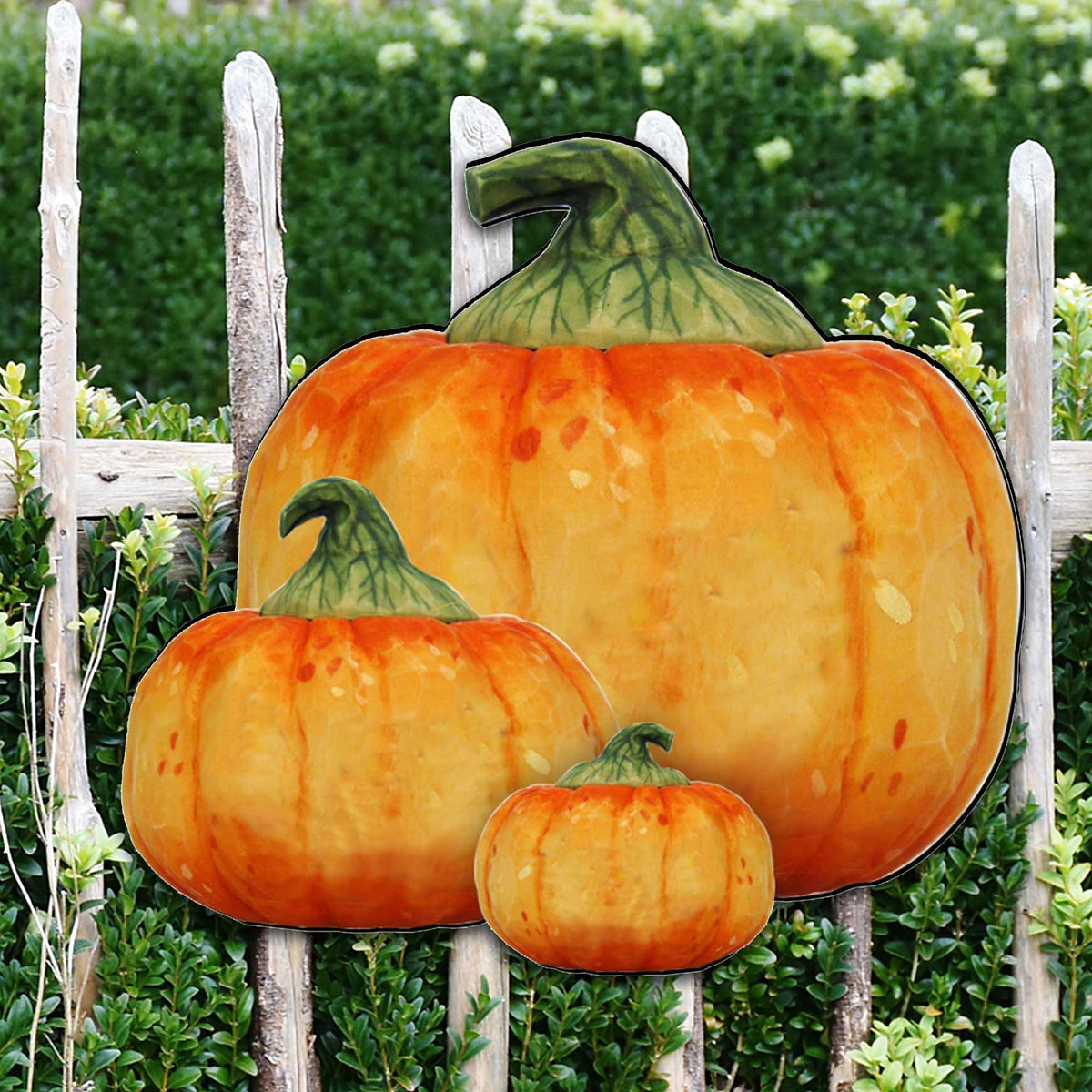 Stacking Pumpkins Halloween Door Decor by G. DeBrekht - Thanksgiving Halloween Decor - 8158414-2H