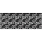 Merry Christmas Polar Bear Black Gift Wrapping Paper - 2 Rolls (Made in USA)