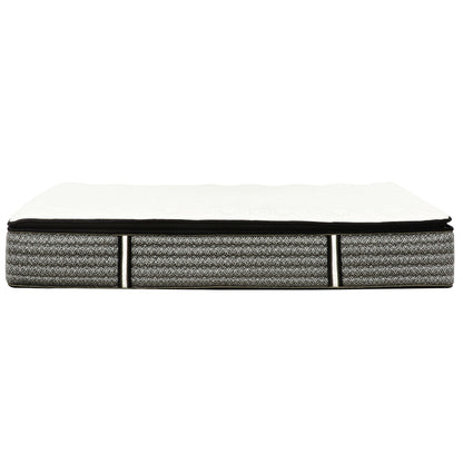 14" Premium Hybrid Mattress In A Box Plush Gel Memory Foam Top With Cooling Technology - Gray / White - Queen